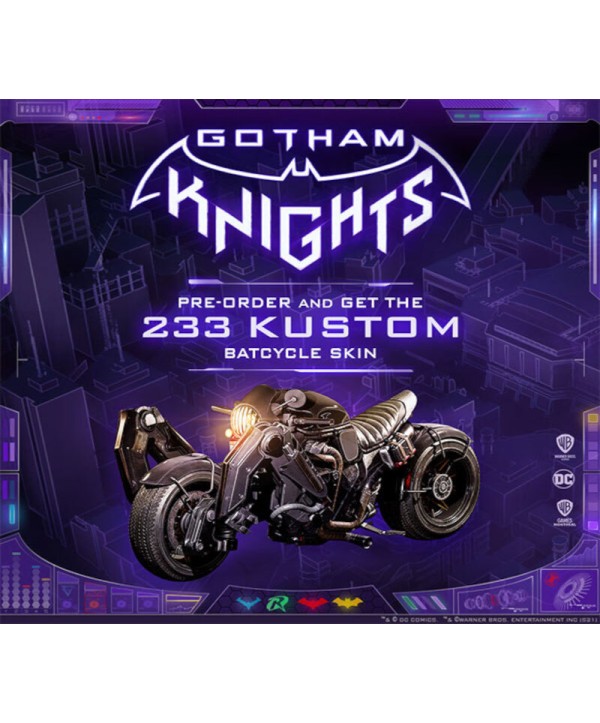 Gotham Knights - 233 Kustom Batcycle Skin DLC PS4 PlayStation 4 Key EUROPE